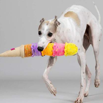 Jumbo Ice Cream Squeaky Plush – Slow Rebound Stress Relief Toy