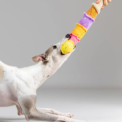 Jumbo Ice Cream Squeaky Plush – Slow Rebound Stress Relief Toy